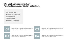 Vier Richtungen - Site-Vorlage