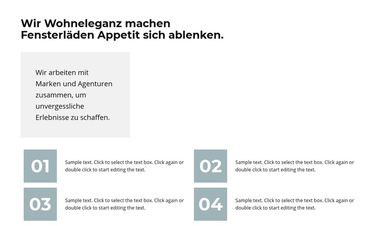 Vier Richtungen WordPress-Theme