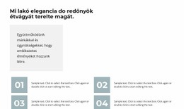 Négy Irány - Webhelysablon