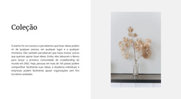 Funcionalidade De Layout De Tema Para Coleção Doméstica