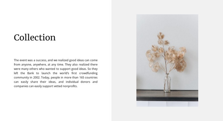Home collection Squarespace Template Alternative