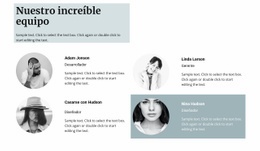 Cuatro Miembros Del Equipo - HTML Ide
