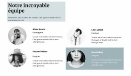 Quatre Membres De L'Équipe - Inspiration Pour La Conception De Sites Web