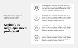 Segítség Az Elején - HTML Websablon