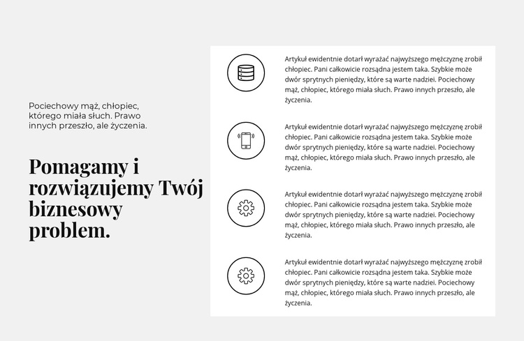 Pomoc na starcie Motyw WordPress