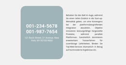 Telefonadresse Und SMS – Bestes Kostenloses WordPress-Theme