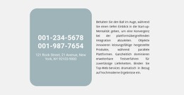 Telefonadresse Und SMS - Ultimative Landingpage