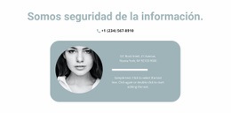 Póngase En Contacto Con El Gerente - Plantilla HTML5