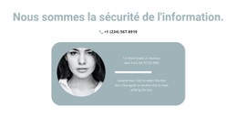 Contactez Le Gestionnaire - Modèle HTML5