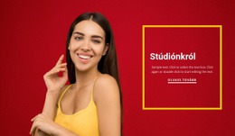 A Sportstúdióról - HTML Sablon Kód