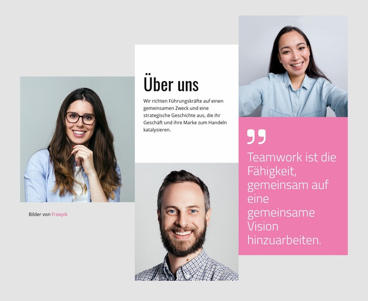 Wir sind Innovationsförderer Website-Modell