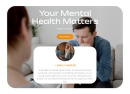 Mental Health Matters - Html Code Example by Nicepage