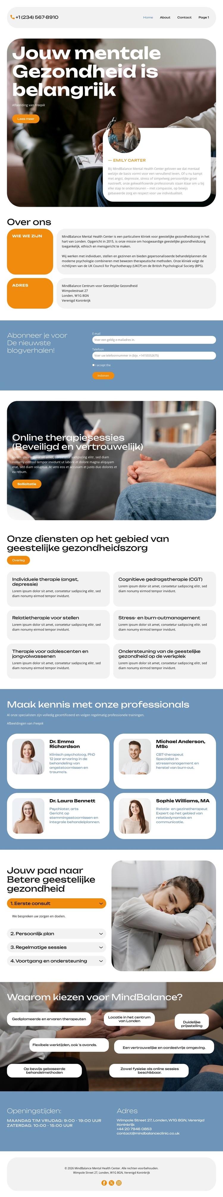 Ondersteuning die geneest CSS-sjabloon