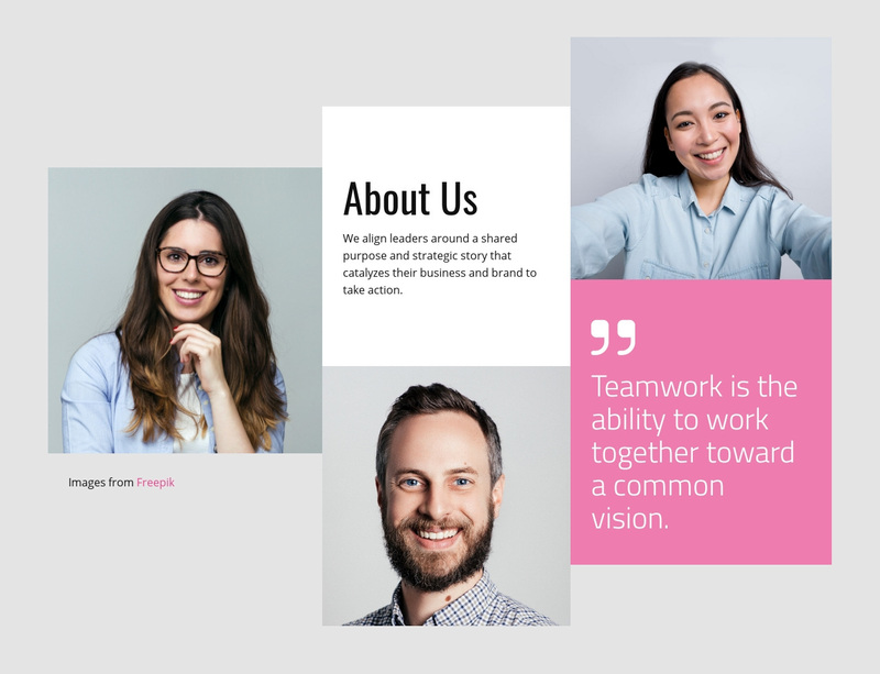 We are innovation enablers Squarespace Template Alternative