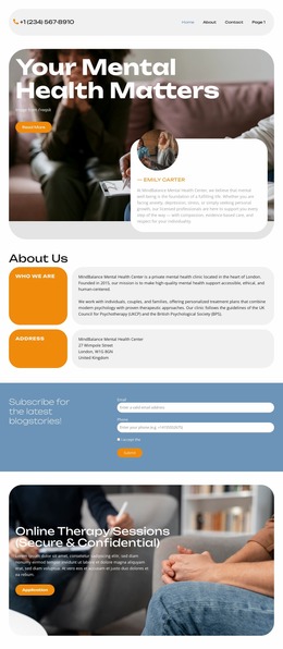 Support That Heals Website Mockups