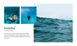 Potápění – Šablona Stránky HTML