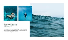 Scuba Diving Website Builder