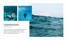 Submarinismo - Plantilla Joomla Profesional Gratuita