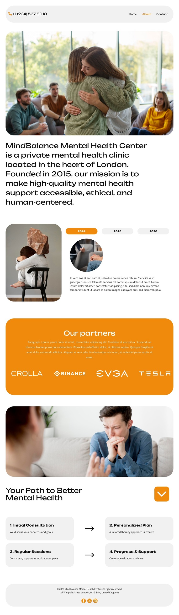 Professional Mental Care HTML Template