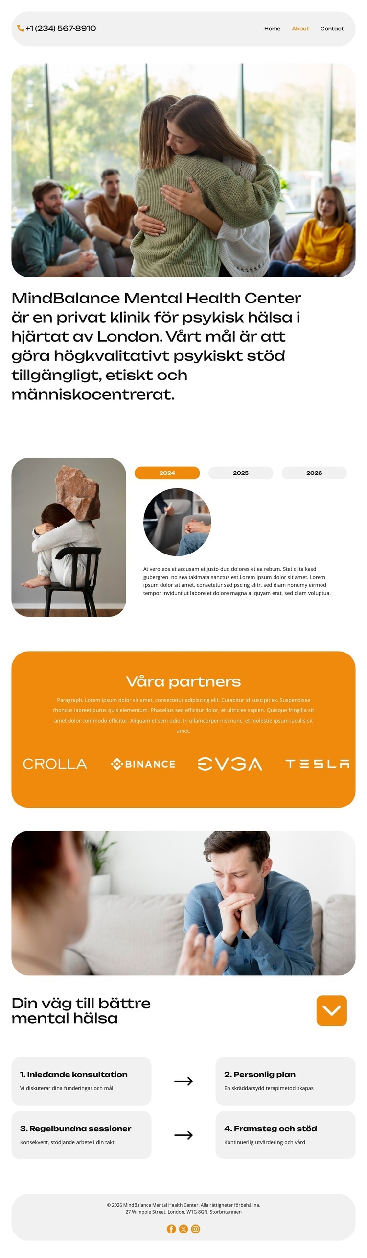 Professionell psykiatrisk vård Mall