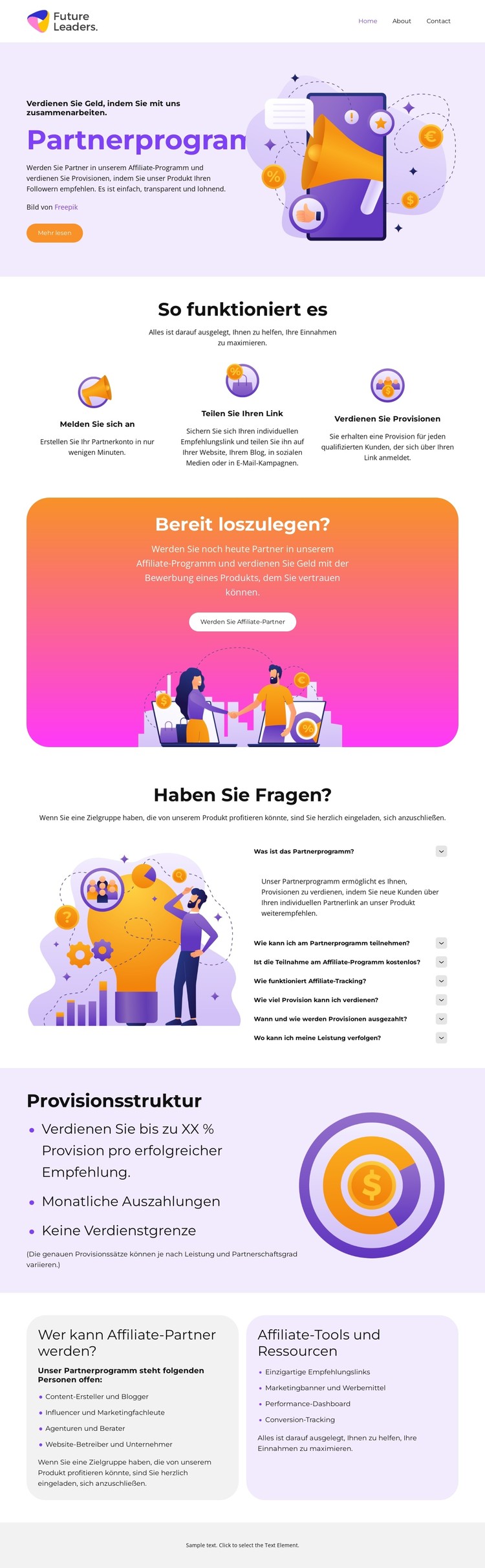 Monetarisieren Sie Ihr Publikum CSS-Vorlage