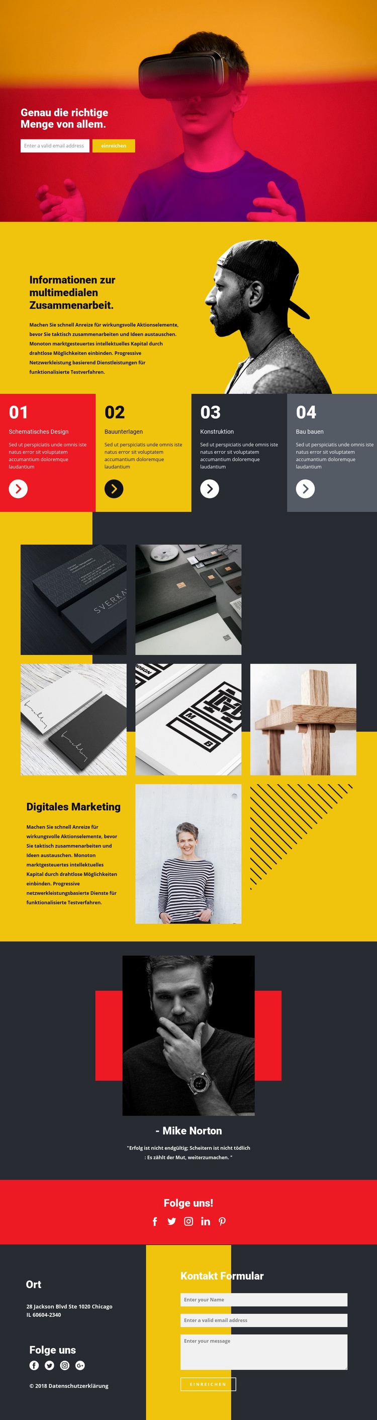 Multimedia-Technologie Website design