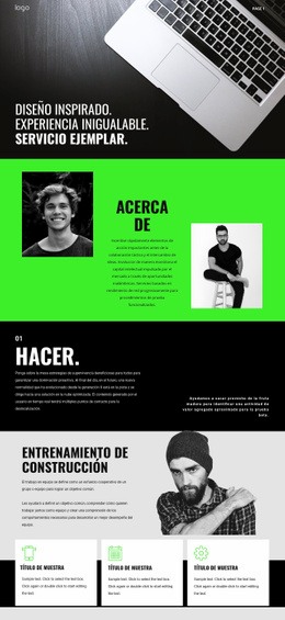 Impresionante Diseño Web Para Servicios Empresariales Inspirados