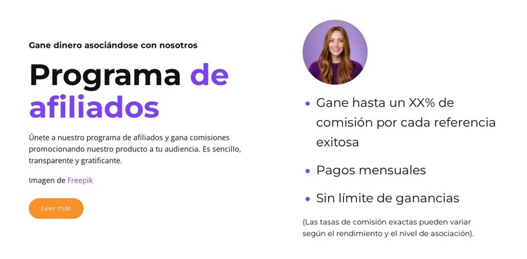 Herramientas y recursos para afiliados Plantilla CSS
