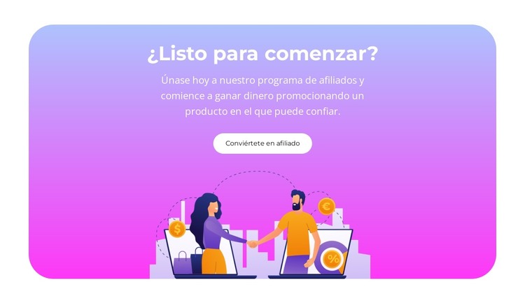 Gana con referidos Plantilla HTML