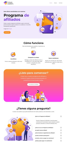 Monetiza tu audiencia Plantillas de sitios web