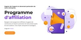Rejoignez Notre Programme D'Affiliation