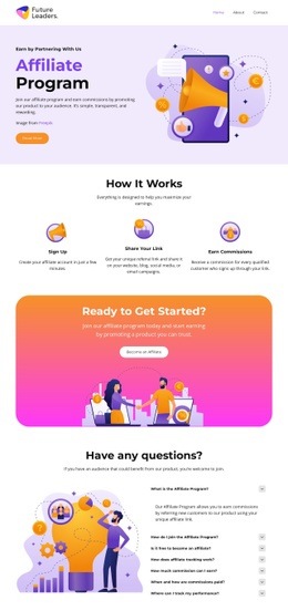Monetize Your Audience - Html Code Example by Nicepage