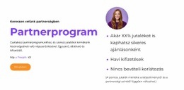 Partneri Eszközök És Források Weboldal Sablon