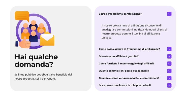 Collabora e guadagna Modello HTML