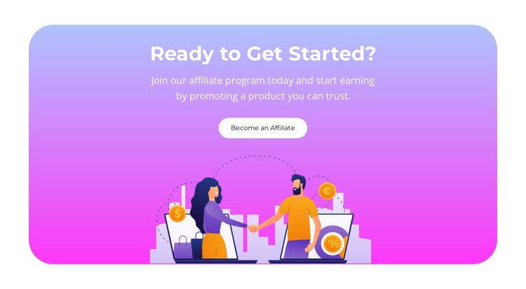 Earn With Referrals Joomla Template