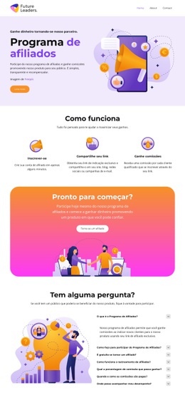 Monetize seu público Modelos HTML5