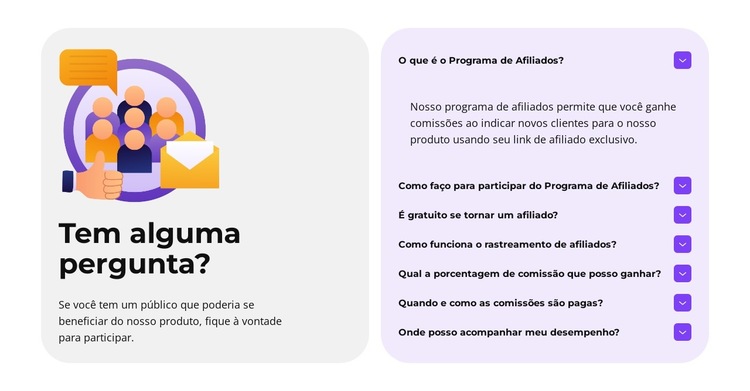 Seja parceiro e ganhe Modelo de site