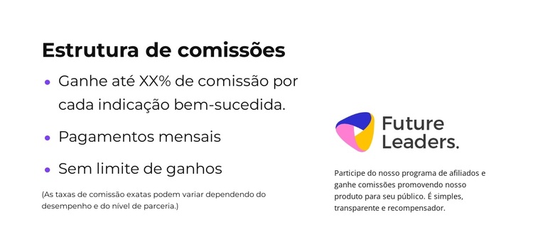 Cresça conosco Tema WordPress