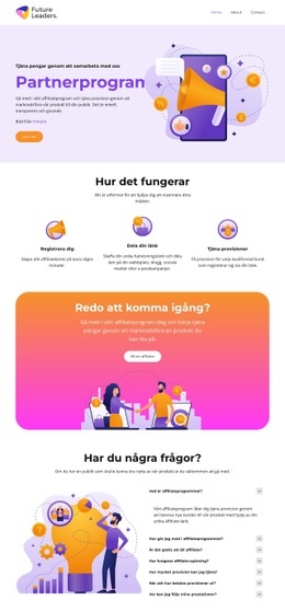 Tjäna pengar på din publik Webbplatsmallar