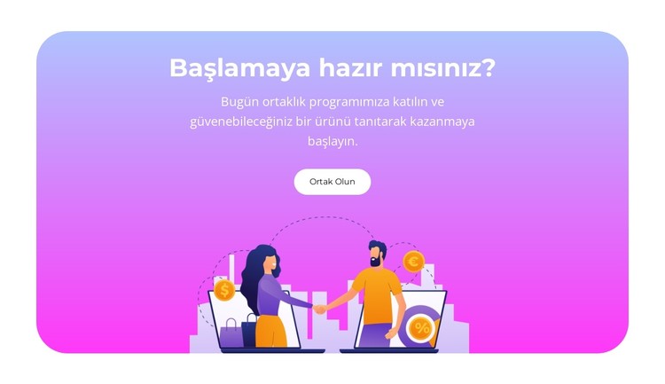 Referanslarla Kazanç Sağlayın CSS Şablonu