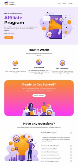 Monetize Your Audience Website Mockups