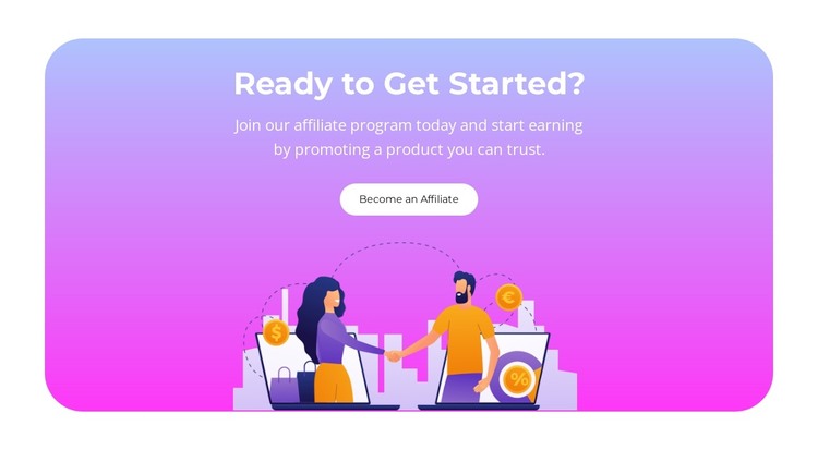 Earn With Referrals WordPress Theme