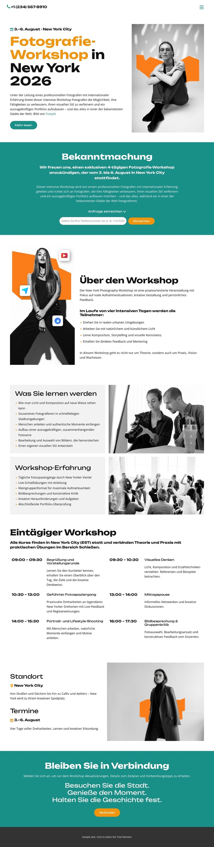 One-Day Workshop CSS-Vorlage