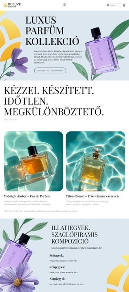 Modern Parfüm Butik Sablonok