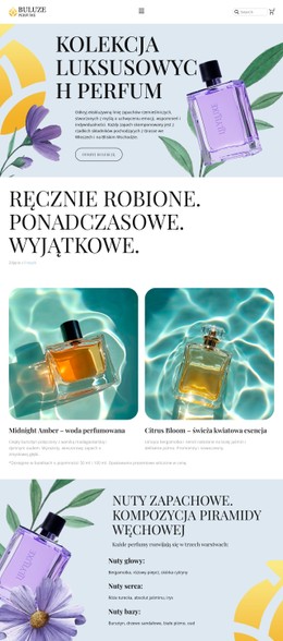 Menu CSS Dla Nowoczesny Butik Perfumeryjny