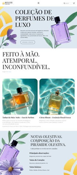 Boutique de perfumes modernos Modelos CSS