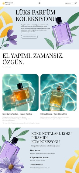 Modern Parfüm Butiği WordPress Temaları