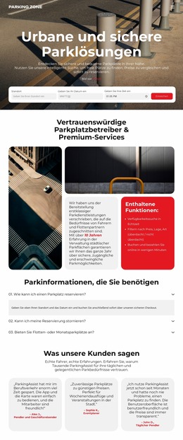 Urbane Parklösungen Joomla-Vorlagen