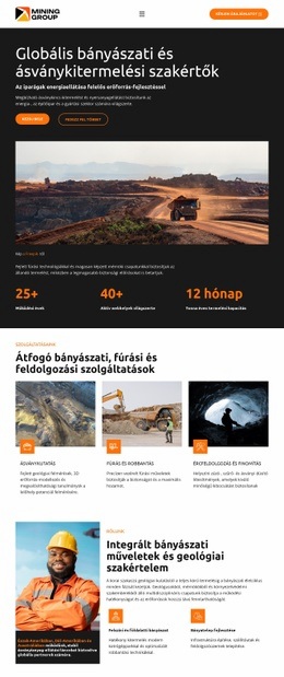 Webhely Elrendezése A Következőhöz: Ipari Bányászati Vállalat