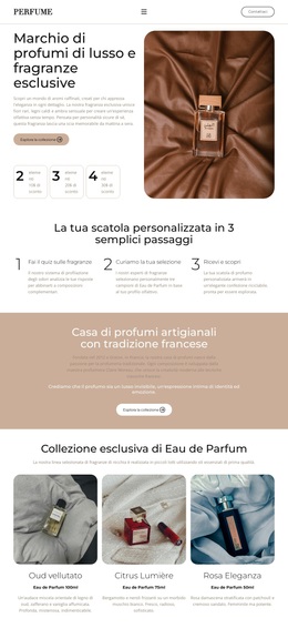 Elegante Eau De Parfum - Tema WordPress Semplice